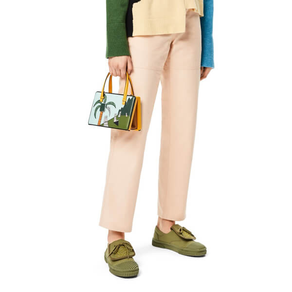 [ ロエベ] ポスタルバッグ 偽物 スモール イースター クラシックカーフ A693W85X03